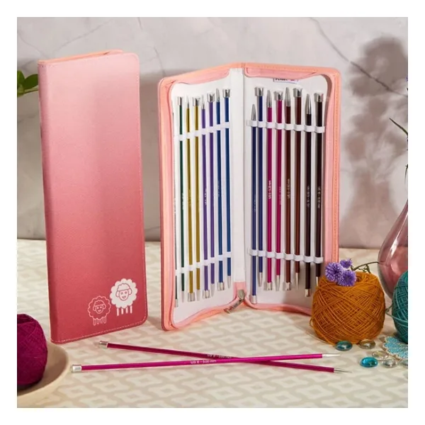 KnitPro Zing Standart Örgü Şişi Seti Yeni Ambalaj set (35cm)