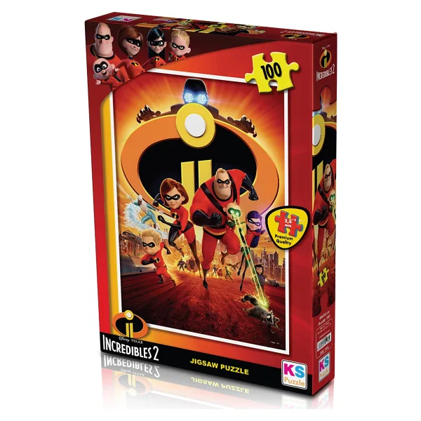 KS Games Incredibles 2 Puzzle 100 Parça