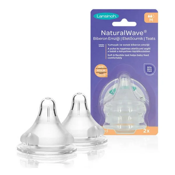 Lansinoh NaturalWave Orta Akış Biberon Emziği