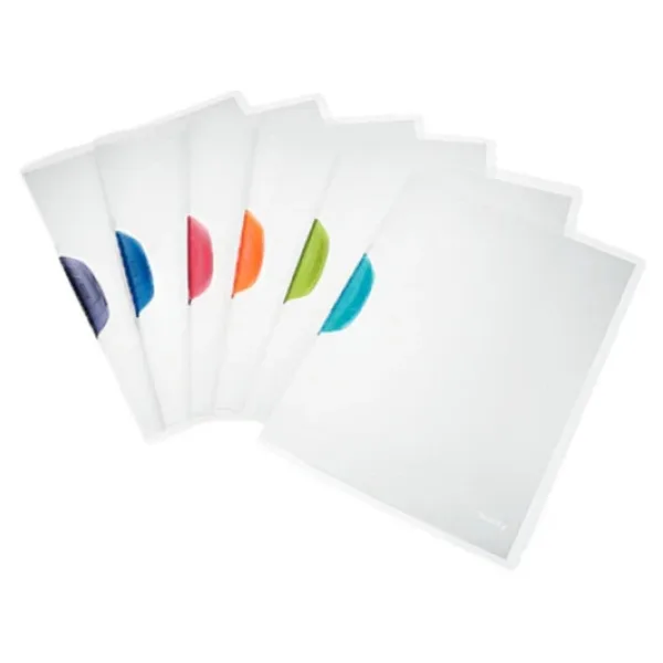 Leitz Sıkıştırmalı Dosya Colorclip Sırttan Klips 30 Sayfa Açık Mavi ( 6 Lı Paket)