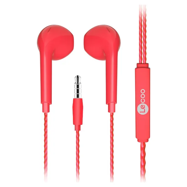 Lenovo Lecoo EH104 Kırmızı Kablolu Kulak İçi Kulaklık