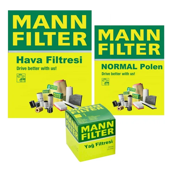Mann-Filter Fiat Egea / Egea Cross 1.4 Filtre Bakım Seti 3NP