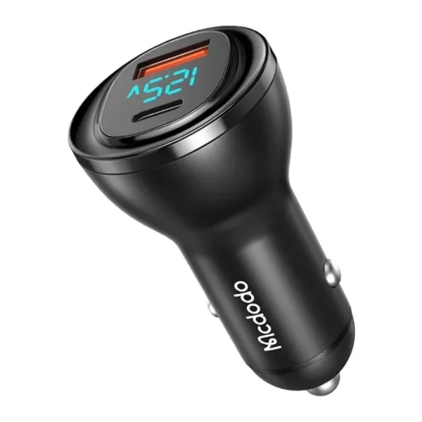 Mcdodo CC-5670 Type-C USB Çıkışlı Dijital Göstergeli PD Hızlı Araç Şarj Aleti
