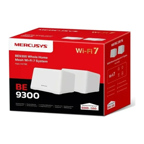 Mercusys Halo H47BE 3 Port 9300 Mbps 2'li Router