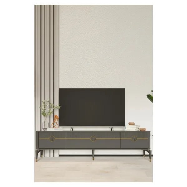 Modalife Bella 200x45 Kapaklı Tv Ünitesi - Antrasit