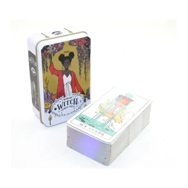 Modern Witch Metal Kutulu Tarot Kartı Alk2769