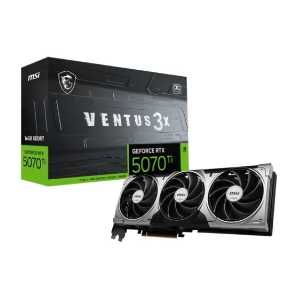 MSI RTX 5070 TI 16G Ventus 3X OC G507T-16V3C 256 Bit GDDR7 16 GB Ekran Kartı