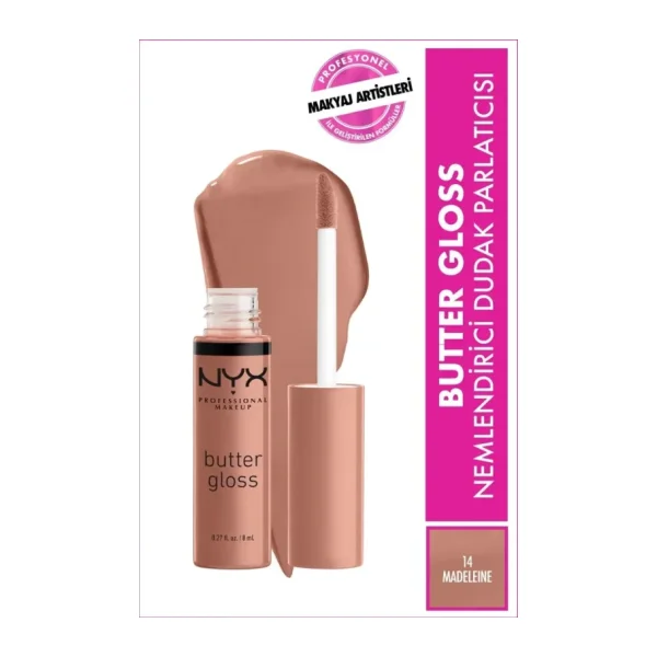 NYX Makeup Butter Gloss Madeleine Dudak Parlatıcısı