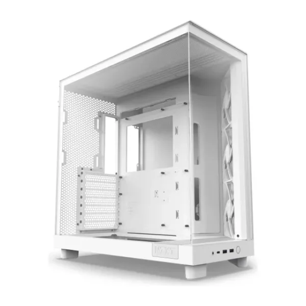 NZXT H6 Flow CC-H61FW-01 Fanlı Beyaz ATX Oyuncu Kasası