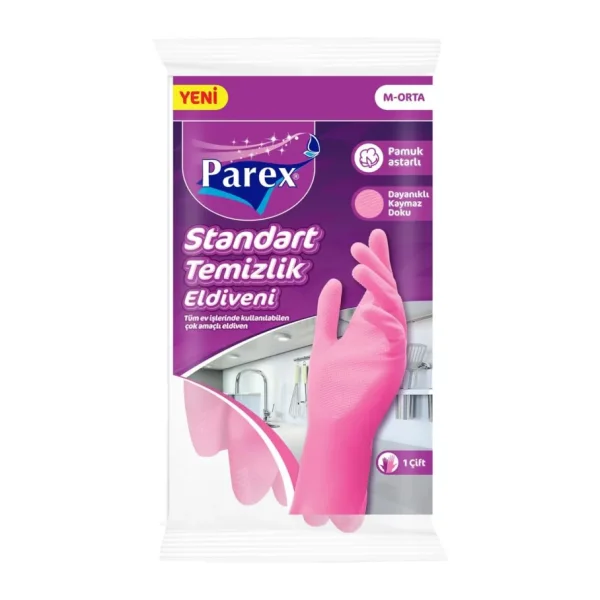 Parex Ekonomik Standart Orta Boy Temizlik Eldiveni