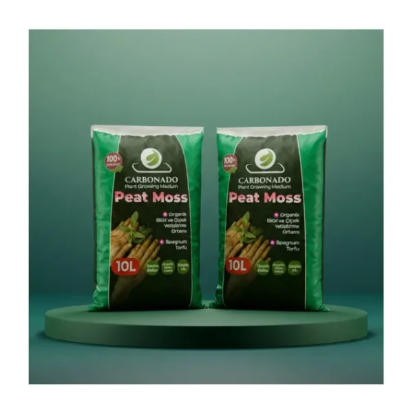 Peat Moss 10L X2 Organik Saksı Toprağı Yüksek Su Tutan Torf Avantaj Paket