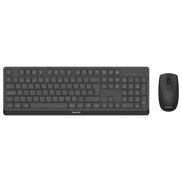 Philips SPT6368 Sessiz Kablosuz Klavye Mouse Seti