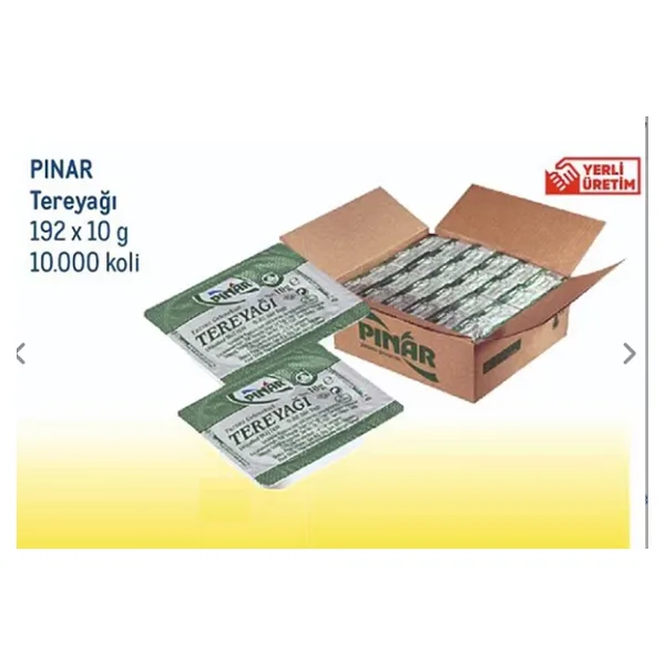 Pınar 10 gr 192'li Paket Tereyağı