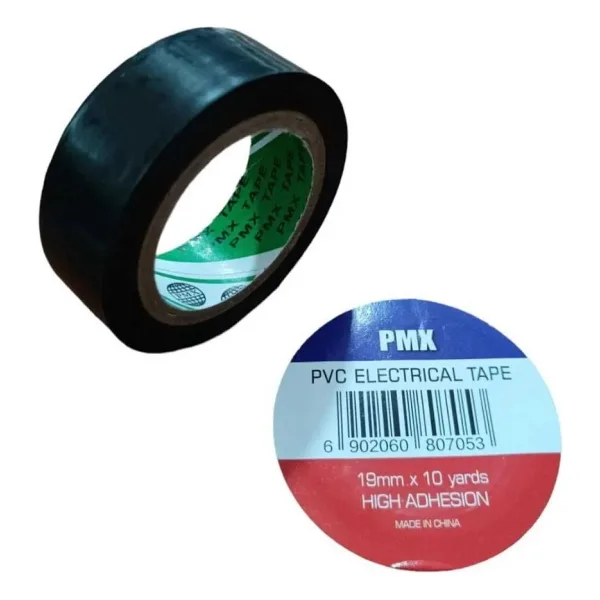 Pmx İzole Bant Elektrik Kablo Bantı 19mm x 10m Siyah