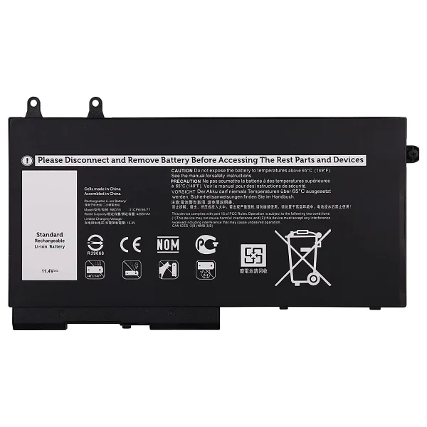 RETRO Dell Latitude 5400, 5500 Notebook Bataryası - 3 Cell