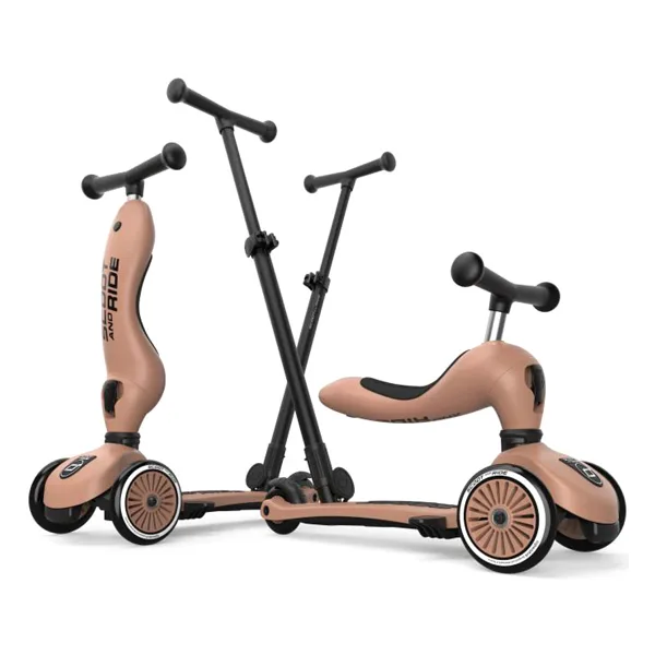 Scoot And Ride Highwaykick 1 Push And Go Kahverengi 3 Tekerlekli Oturaklı Çocuk Scooter