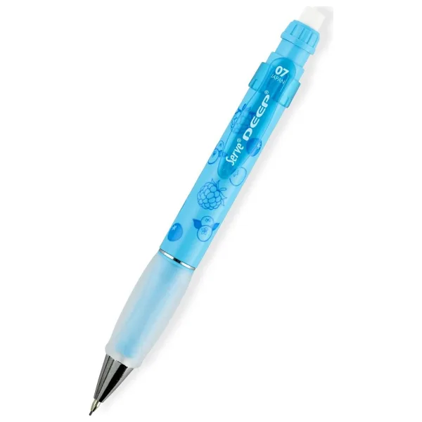 Serve Deep Meyve Temalı Böğürtlen Desenli Mavi 0.7 mm Versatil Uçlu Kalem