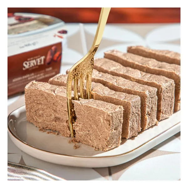 Servet Rafine Şeker İlavesiz - Kakaolu Helva 400g - 400 gr