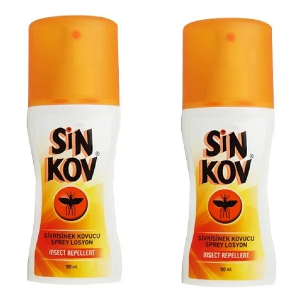 Sinkov Sivrisinek Kovucu Sprey Losyon 100 ml 2'li