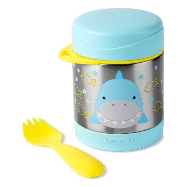 Skip Hop Zoo Köpekbalığı Paslanmaz Çelik Termos 325 ml