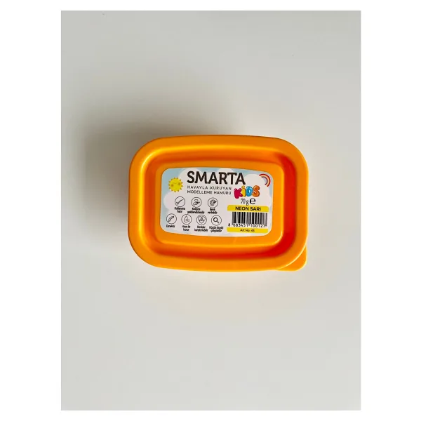 Smarta Kids 70 gr Neon Sarı Modelleme Hamuru
