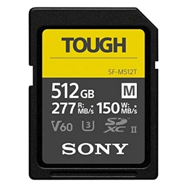 Sony Tough SF-M512T Class 10 UHS-II U3 V60 512 GB Hafıza Kartı