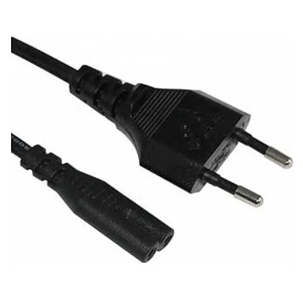 Teyp Fişi - Notebook Adaptör Işıldak Power Güç Kablosu 2 Pin