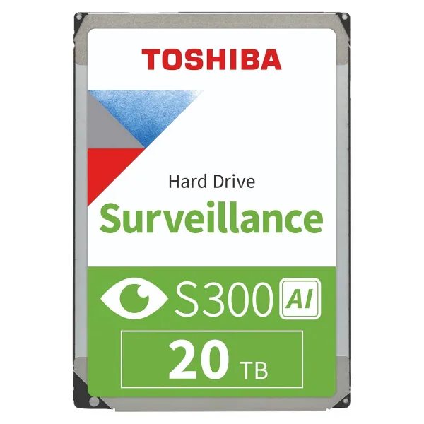 TOSHIBA S300 AI 20TB 7200RPM 512MB SATA3 MG11ACA20TE-V ENTERPRISE HDD
