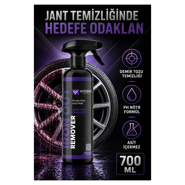 Viogen Chemical Iron Out Remover - Demir Tozu Temizleyici 700ML