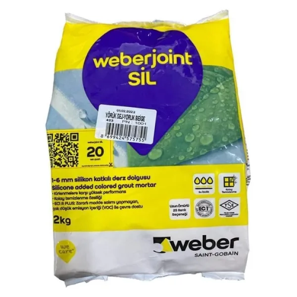 Weber Joint Sil 423 Yörük Bej Derz Dolgu 2 Kg
