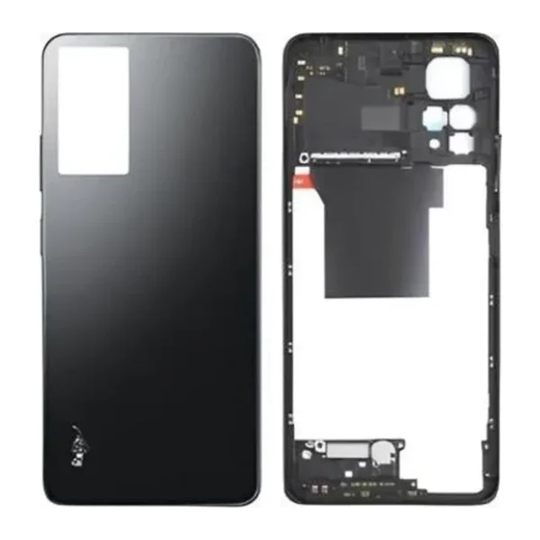 Xiaomi Redmi Note 12 Pro -4G- Full Kasa Arka Kapak Takim Sıyah
