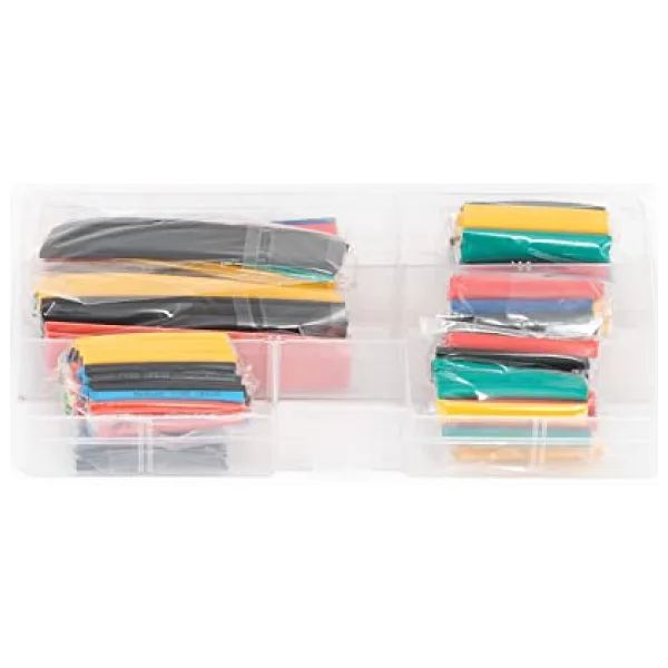 ZAUSS 164-530 - 750 Parça Kutulu Makaron Isıyla Daralan Kablo Koruma Kablo Tamir Seti Heat Shrink (750)
