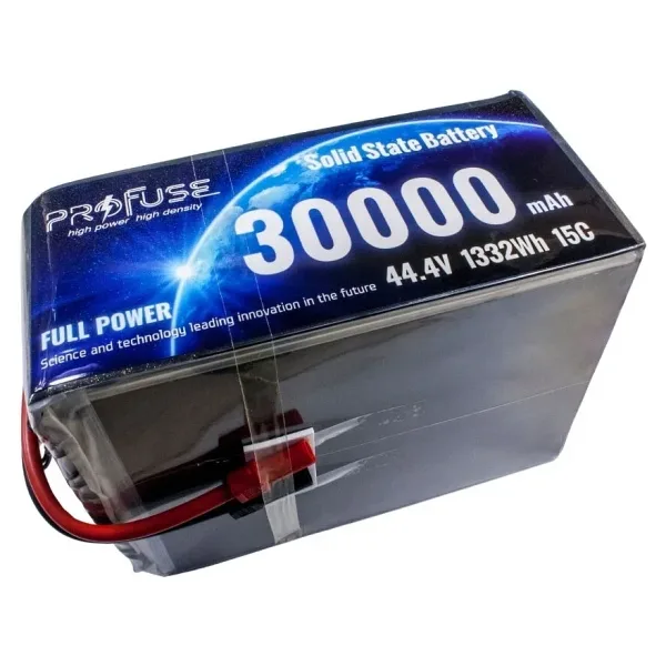 44.4V 12S 30000mAh 15C Solid State Lipo Batarya