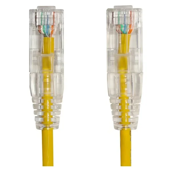 AGER AC-602-0015 15CM UTP SLIM CAT6 PATCH KABLO SARI Cu, LSZH AWG 28