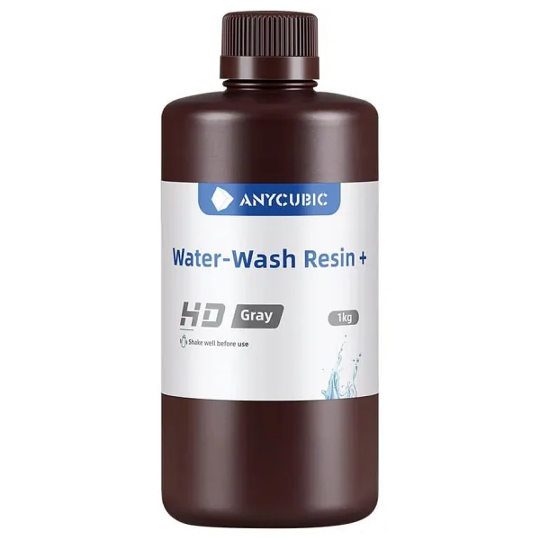Anycubic Water Wash Resin+ - HD Gray 1KG