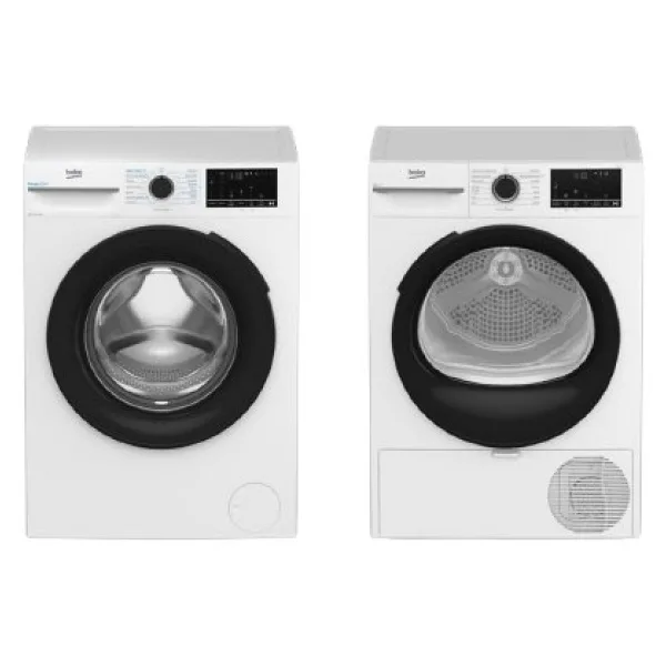 Beko Cmxd 9100 Çamaşır Makinesi ve Kmx 90 Kurutma Makinesi Beyaz Renk 9 kg Kapasite