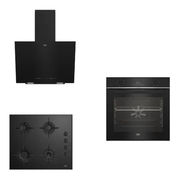 Beko New Black Star 3'lü Ankastre Set ( Bfc 330 S - Bocd T 6011 Es - Bde 6040 S )