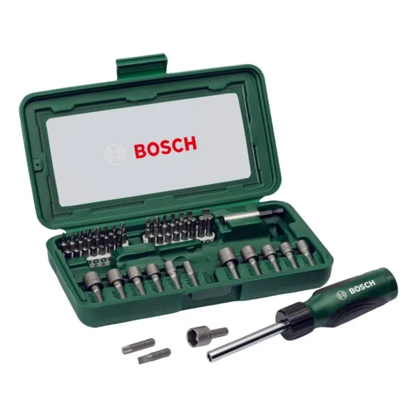 Bosch 46'lı Cırcırlı Tornavida Bıts Uç Lokma Vidalama Seti