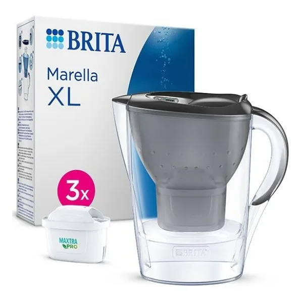 Brita Marella XL Grafit 3.5 lt 3 Filtreli Su Arıtma Sürahisi