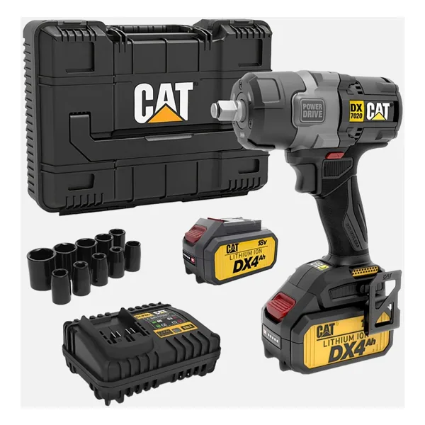 Cat DX7020 Çift Akülü 4 Ah Kömürsüz Somun Sıkma Makinesi