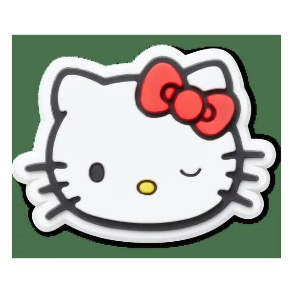 Crocs 10012638-1 HELLO KITTY WINK JIBBITS TOKA