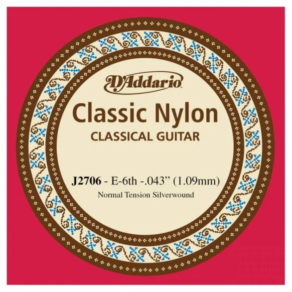 Daddario J2706 Normal Tension Tek Klasik Gitar Teli e