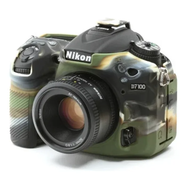 EasyCover Silikon Kılıf (Nikon D7100 / D7200 Kamuflaj)