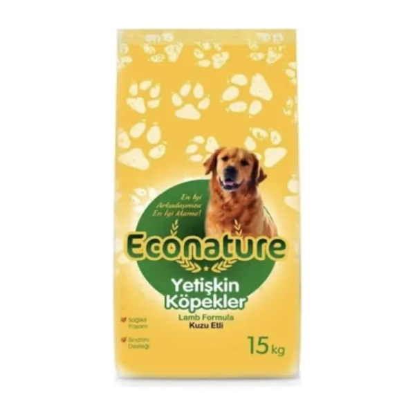 Econature Kuzu Etli 15 kg Yetişkin Köpek Maması