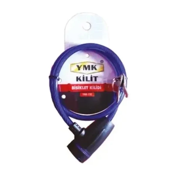 Eko Çelik Halatlı, İzoleli Bisiklet Kilidi - 8Mm, 65 Cm