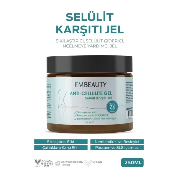 Embeauty İnceltici Sıkılaştırıcı 250 ml Selülit Kremi