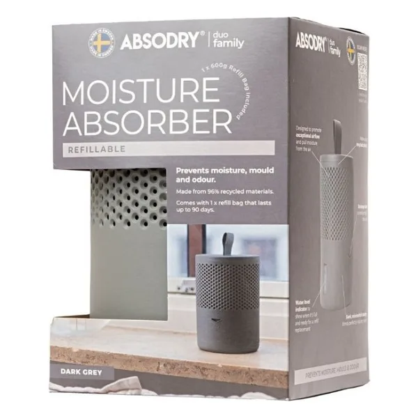 Everbrand Absodry Duo Seri 6 Nem Tutucu Gri Nem Alıcı, Rutubet Giderici, Korozyon Önleyici