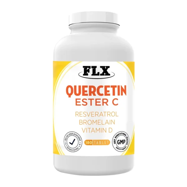 FLX Quercetin Ester C Resveratrol ve Bromelain 180 Tablet