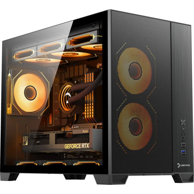 Gamepower Warcry Ronin 3xargb Fan 80+ Bronze Micro-Atx Gaming (Oyuncu) Kasa - 650 W