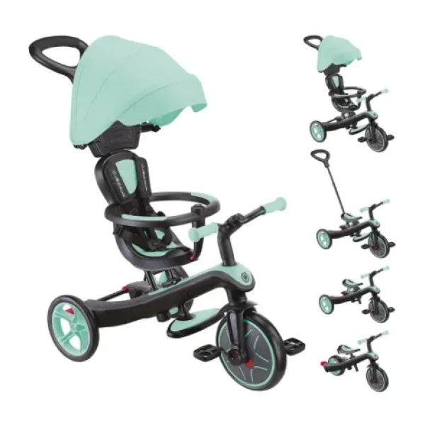 Globber Explorer 4 in 1 Mint Yeşil Bebek Bisikleti